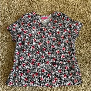 Betsey Johnson Scrub Top